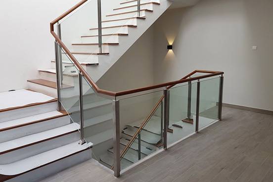 Staircase Glass railing